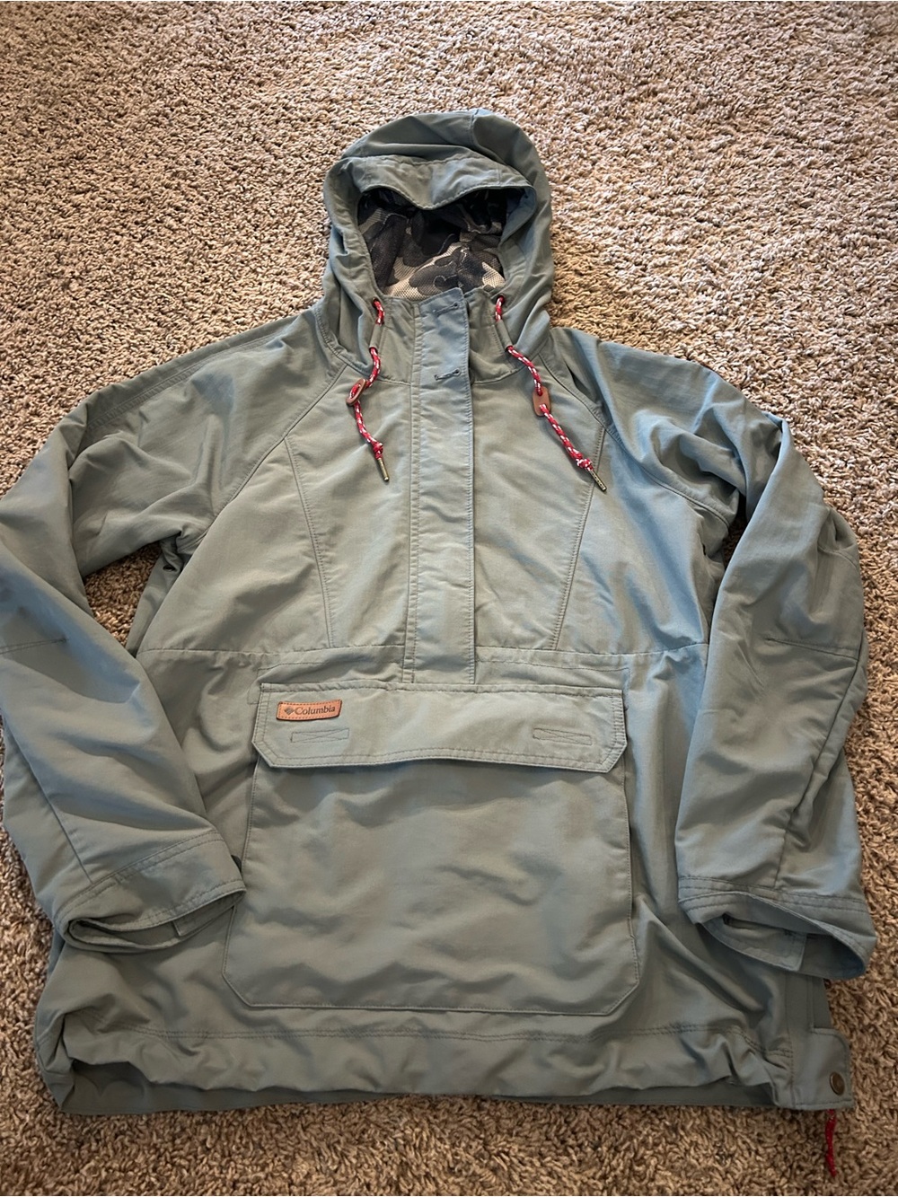 Columbia Womens large South Canyon Creek Anorak Hooded Jacket